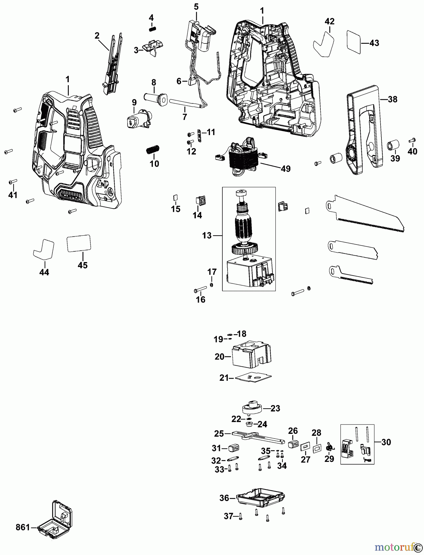  BLACK+DECKER INNENAUSSTATTUNG SÄGE SÄGE KFBES890 Seite 1