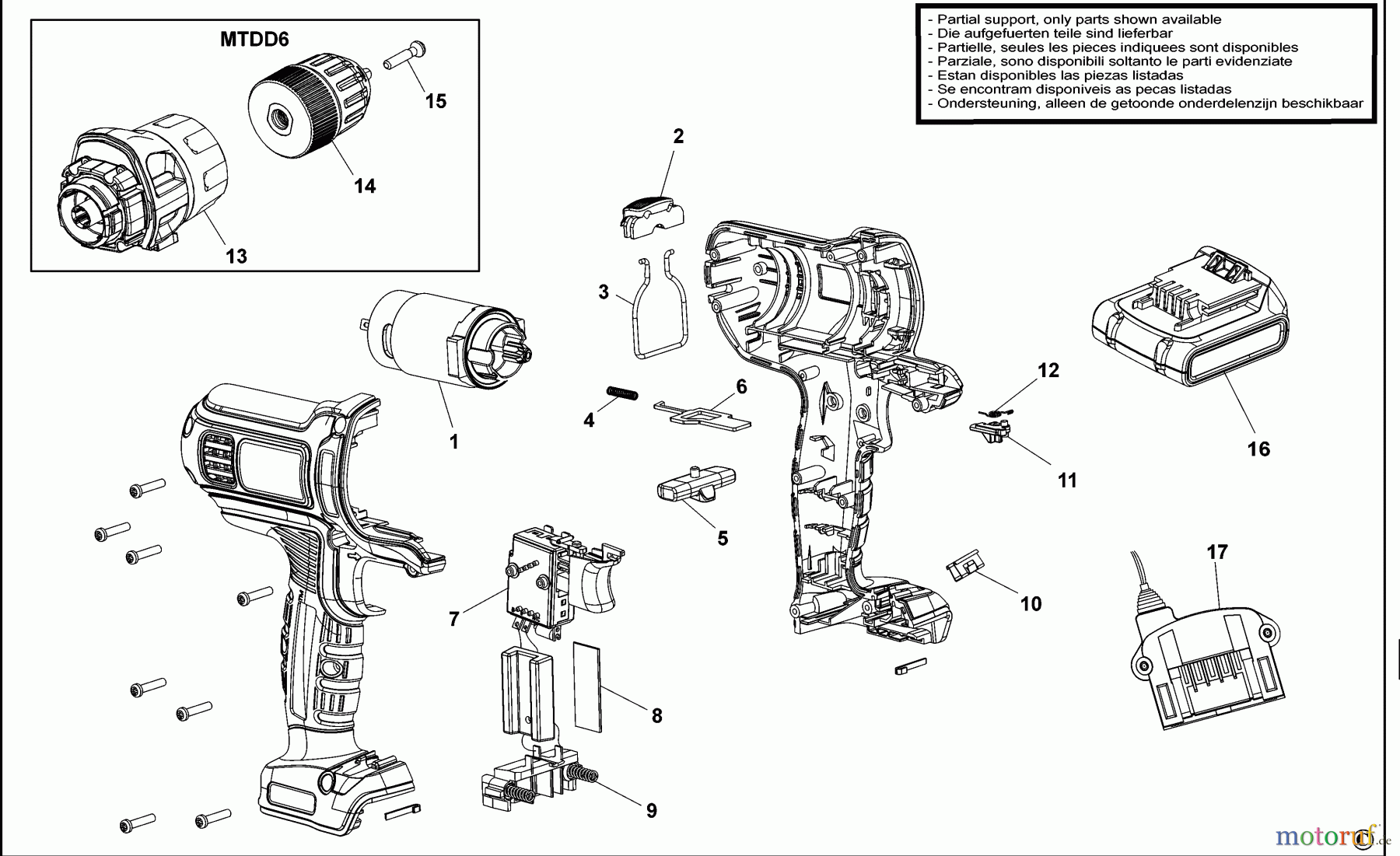 BLACK+DECKER INNENAUSSTATTUNG MULTITOOL MULTITOOL MT18 Seite 1