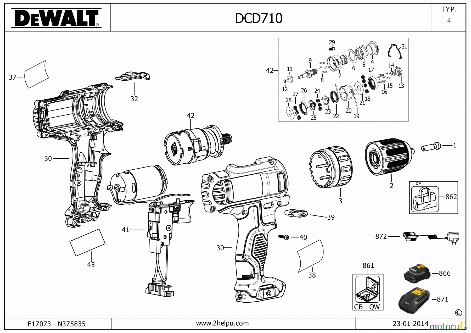 DEWALT AKKUBOHRER CDLS DRILLS 12V BOHRER DCD710C2P Seite 2