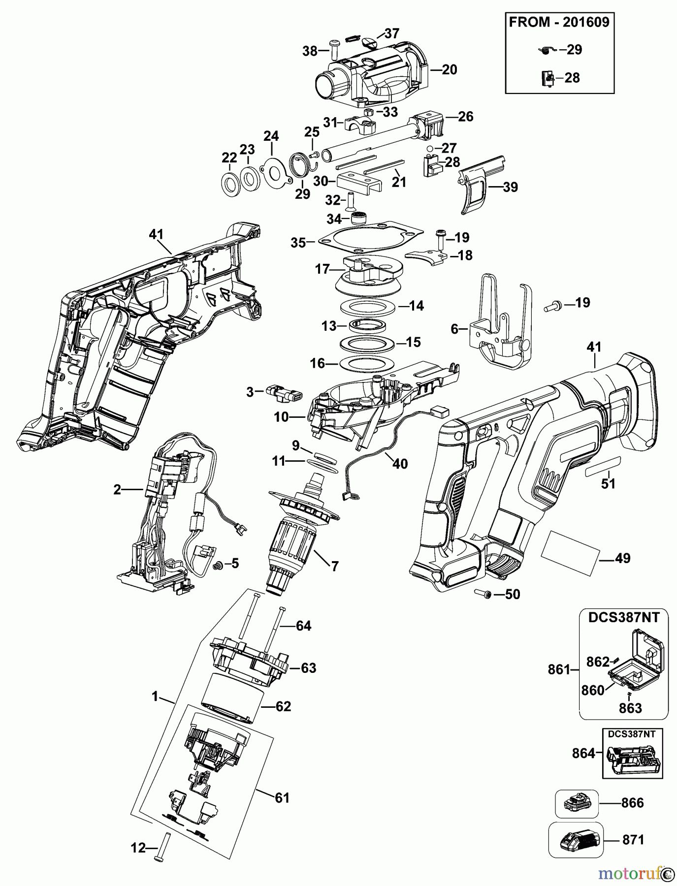 DEWALT HOLZARBEITEN SCHNEIDESÄGEN AKKU SÄBELSÄGE DCS387 Seite 1