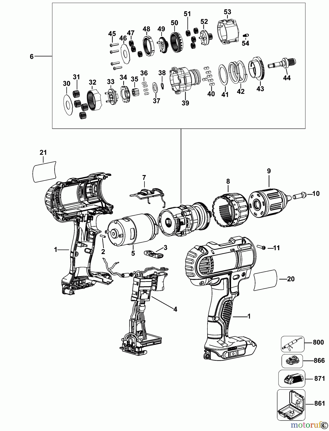  DEWALT AKKUBOHRER CDLS DRILLS 14.4V AKKU-BOHRMASCHINE DCD731 Seite 1