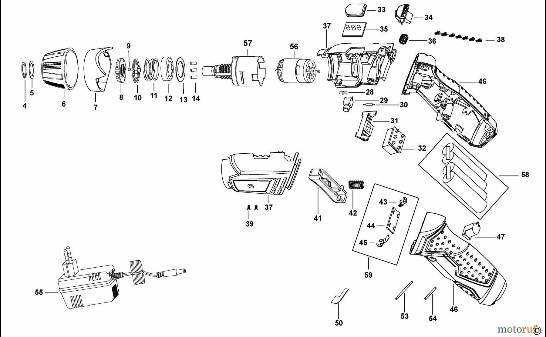  BLACK+DECKER PROFESSIONELL SCHRAUBENDREHER, KNARREN UND SCHRAUBENSCHLÜSSEL AKKU-SCHAUBENDREHER KC4815 Seite 1