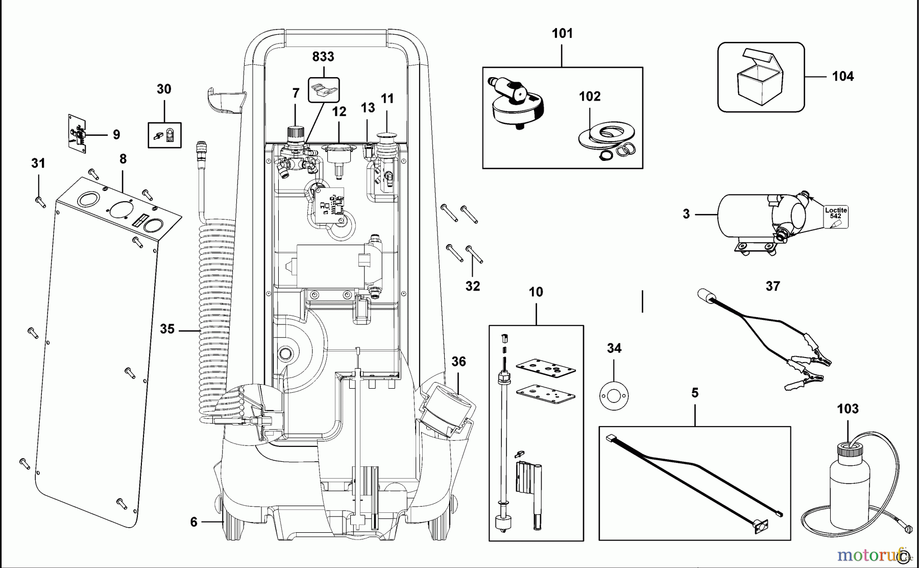 USAG AUTOMOTIVE TOOLS BREMSENTLÜFTUNGS 2847/2 Seite 1