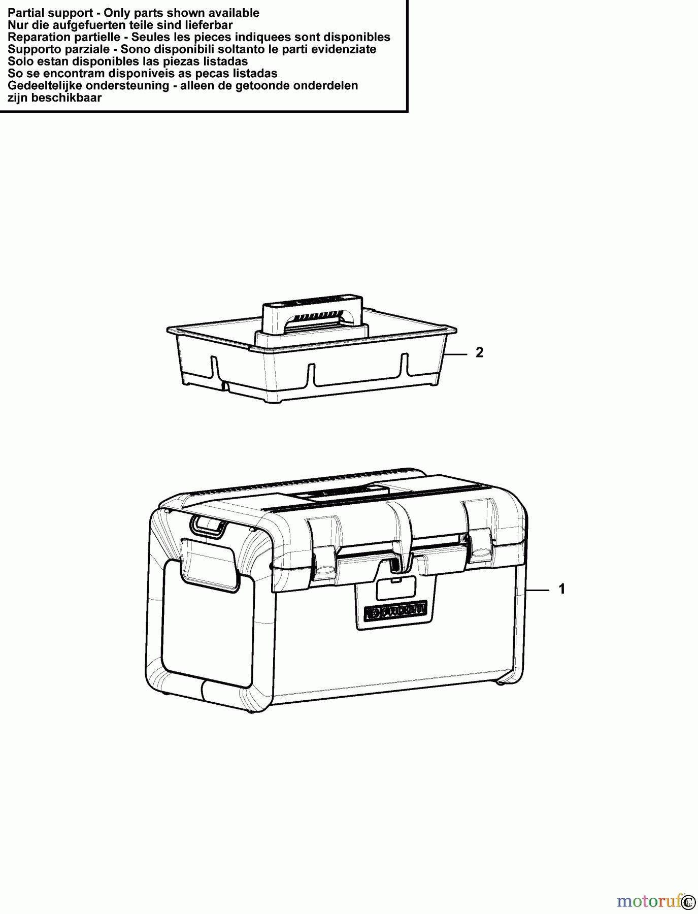  FACOM STORAGE WERKZEUGBOX BT.200 Seite 1