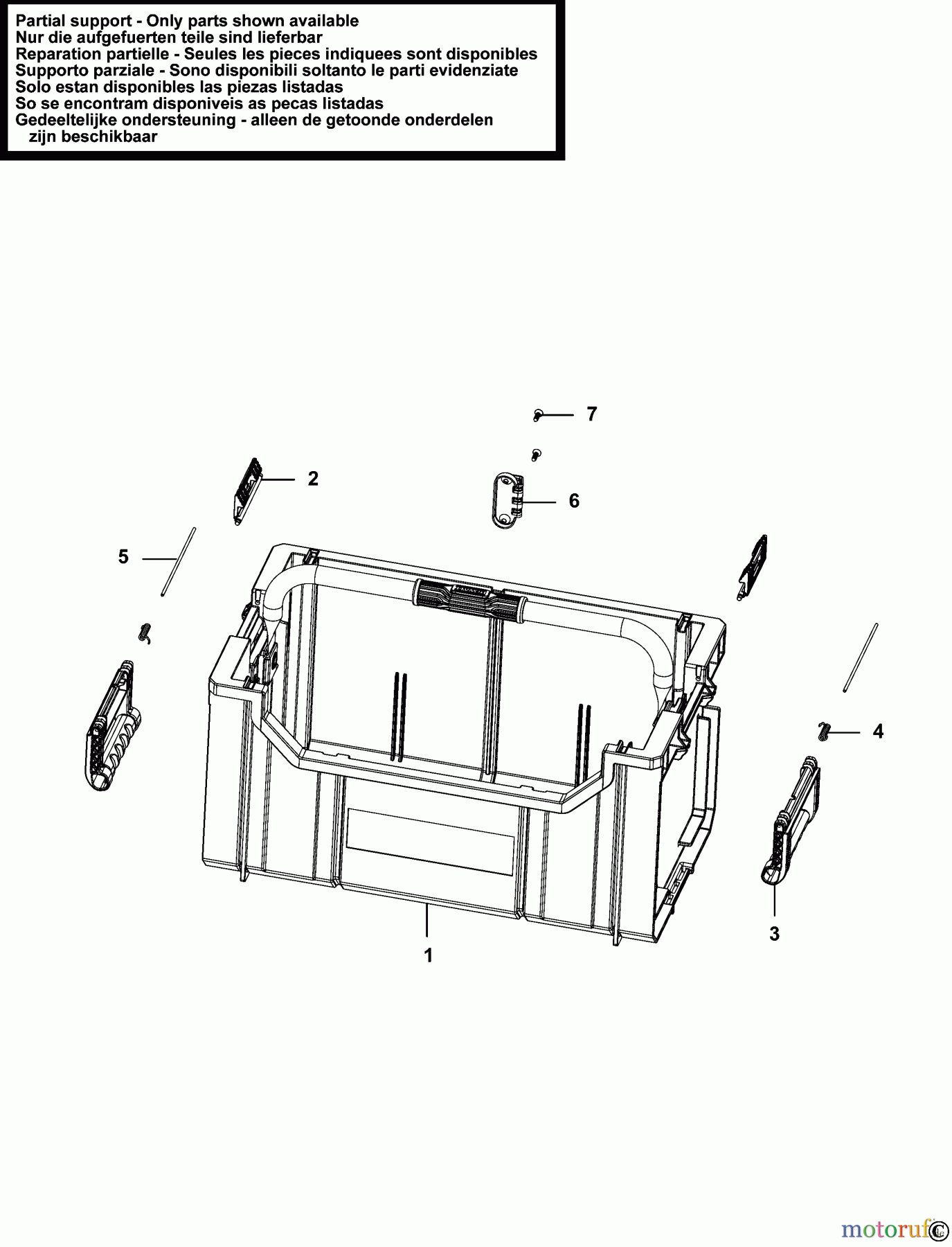  DEWALT LAGERUNG WERKZEUGBOX DWST1-75654 Seite 1