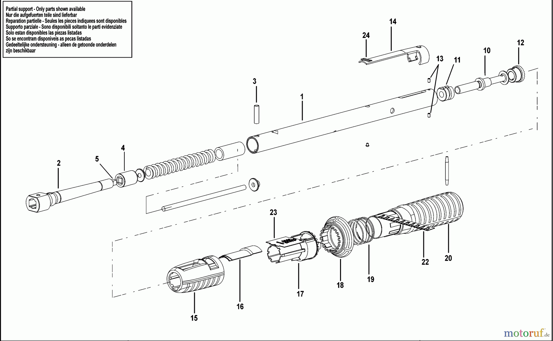 FACOM WRENCHES SCHLUESSEL S.208-100D Seite 1