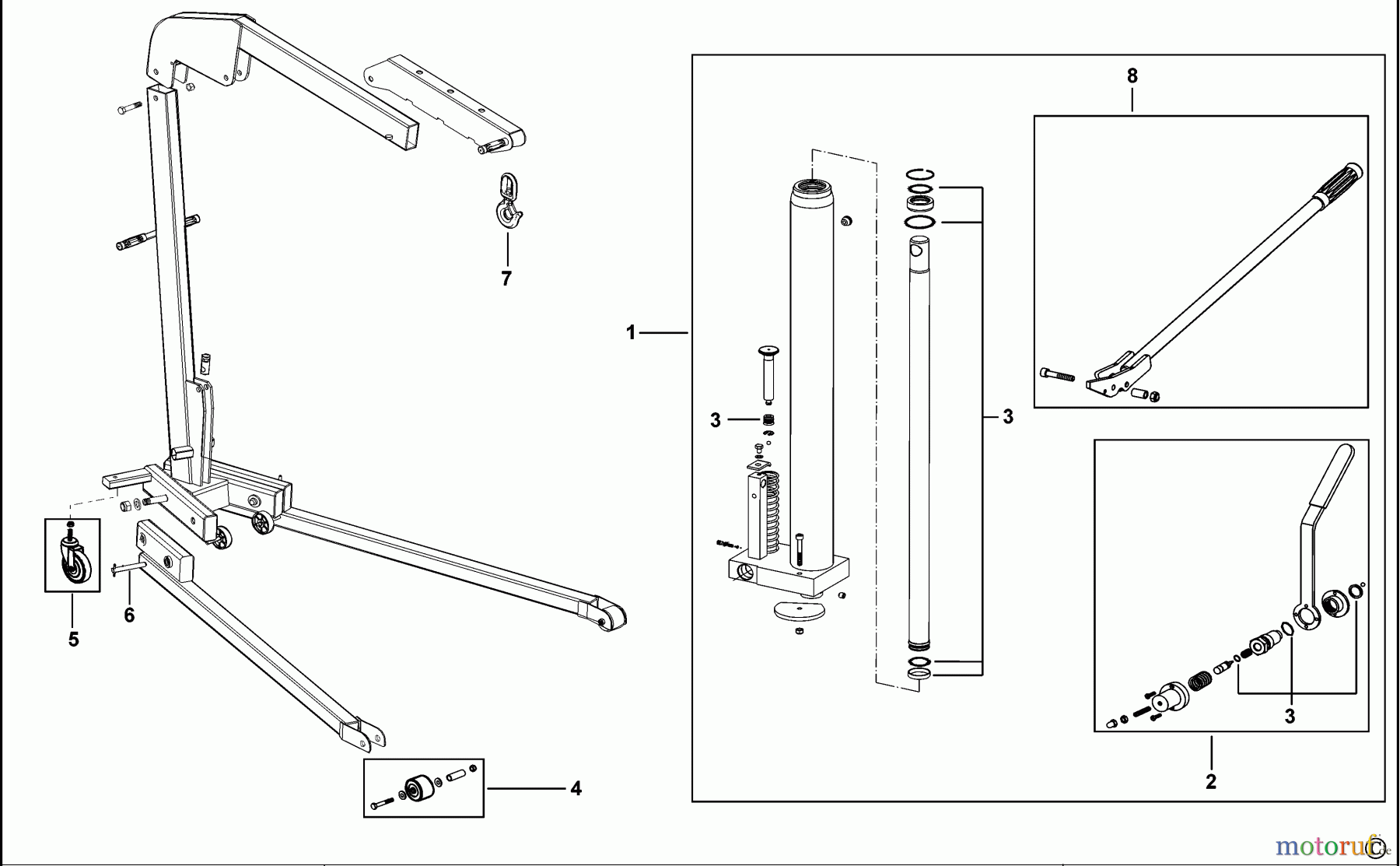 FACOM AUTOMOTIVE TOOLS KRAN DL.5 Seite 1