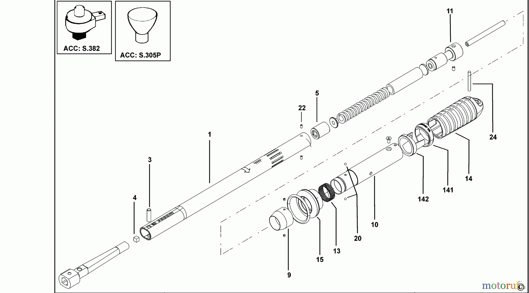 USAG WRENCHES TORQUE CONTROL SCHLUESSEL 811 RA 200 Seite 1
