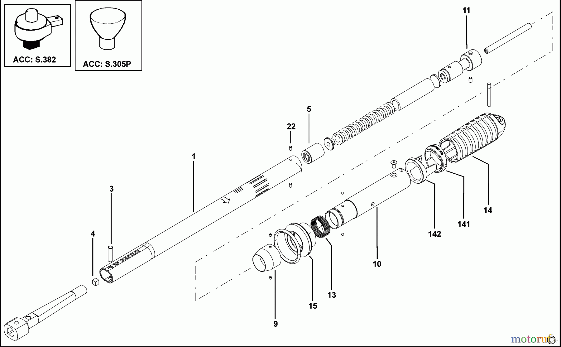USAG WRENCHES TORQUE CONTROL SCHLUESSEL 811 RA 350 Seite 1