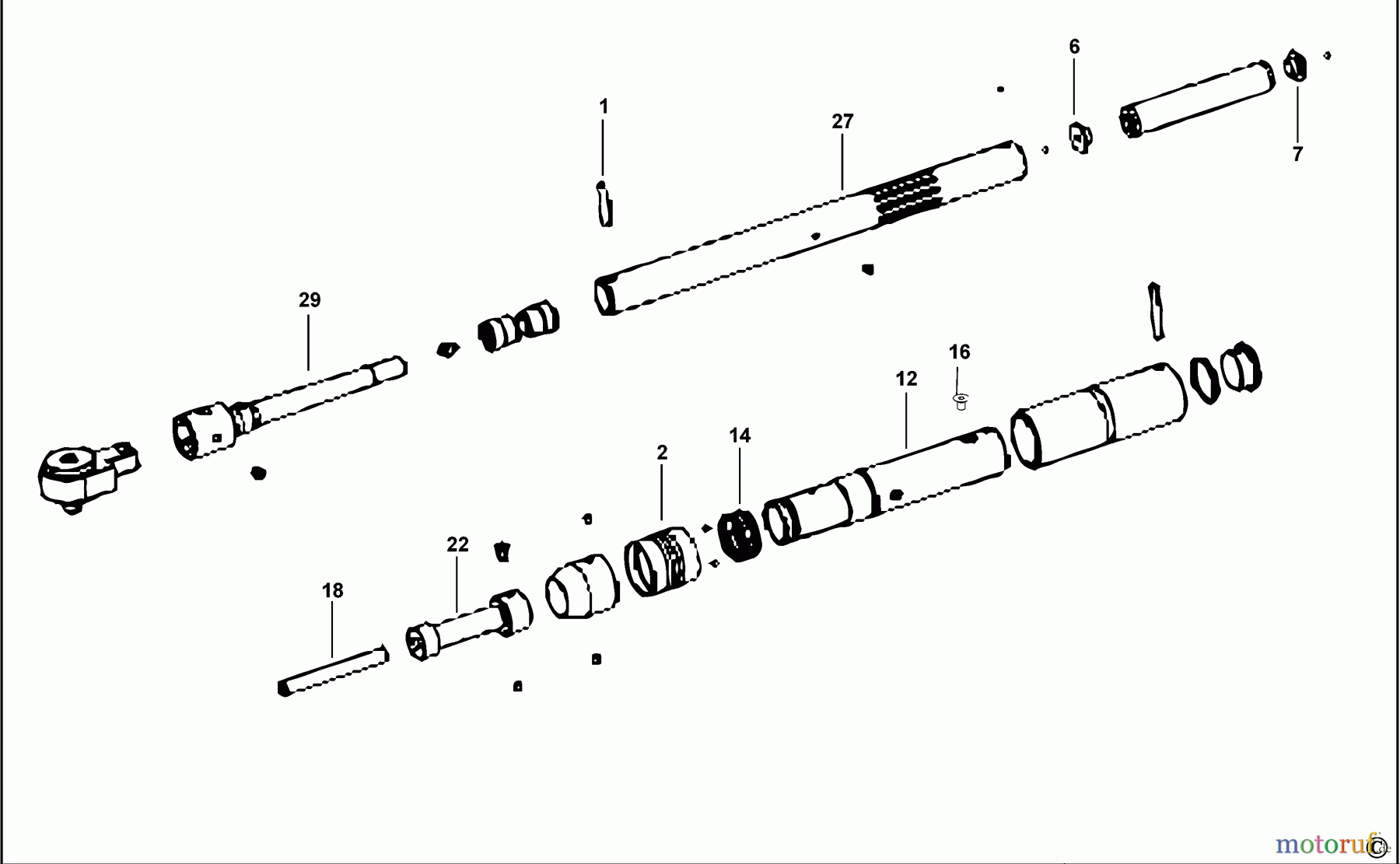 USAG WRENCHES TORQUE CONTROL SCHLUESSEL 811 RAL 22 Seite 1