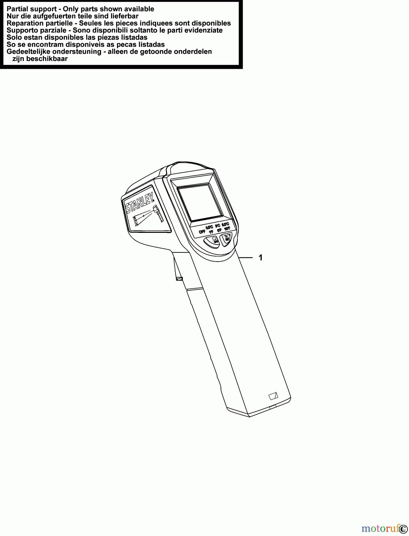 STANLEY CORDLESS-OTHER THERMOMETER STHT0-77365 Seite 1