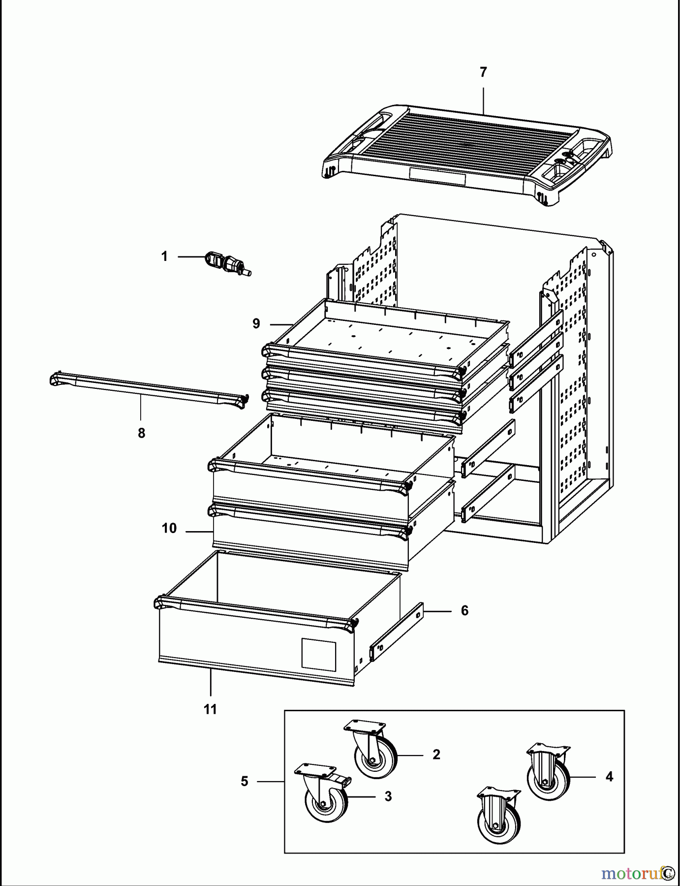  FACOM STORAGE WERKSTATTWAGEN SP.ROLL6GM3R Seite 1