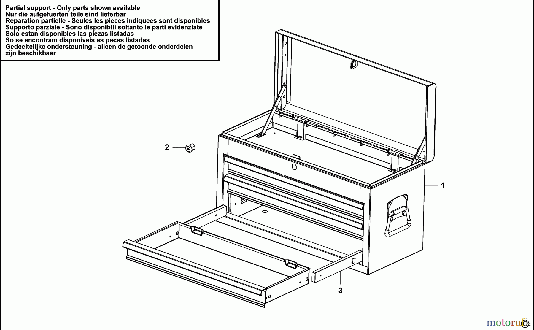  FACOM STORAGE SCHUBLADENSCHRANK BT.C3T Seite 1