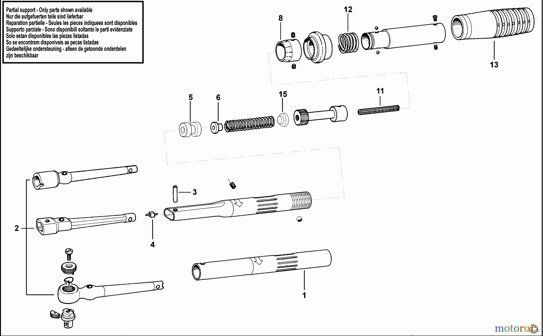 FACOM WRENCHES SCHLUESSEL R.309DA Seite 1