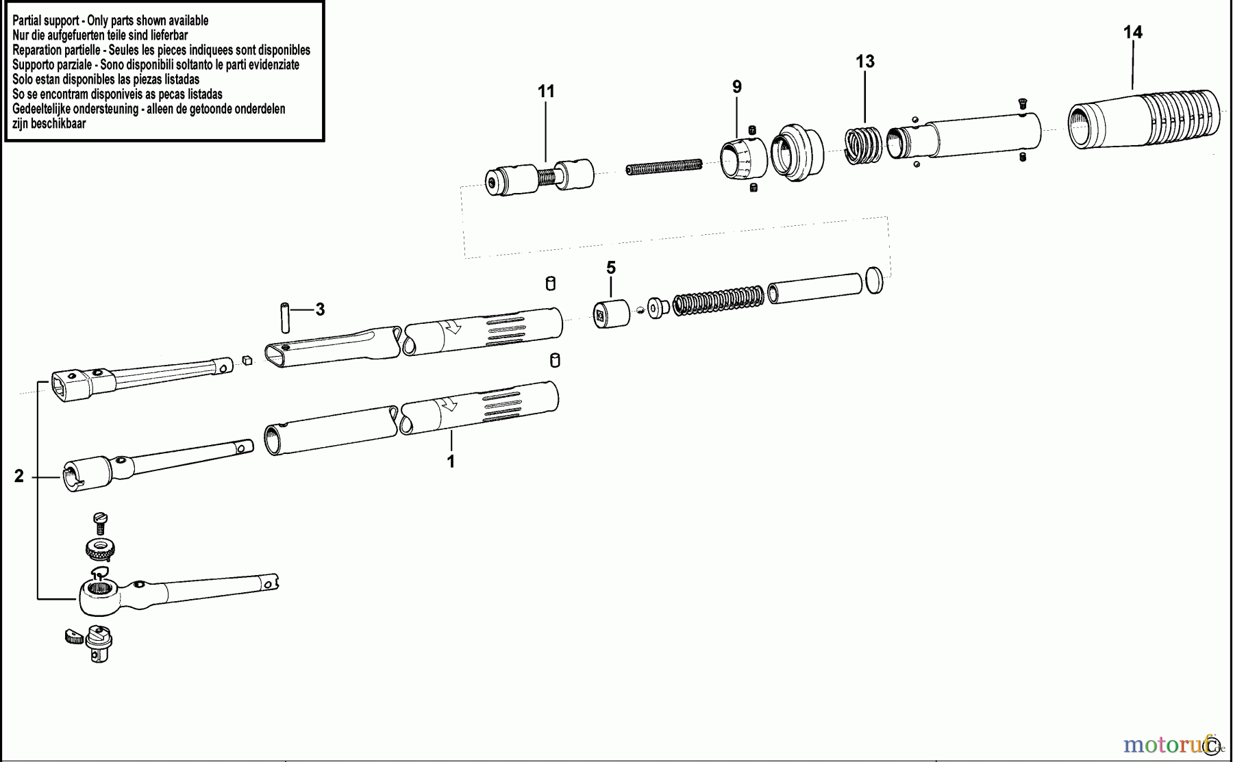  FACOM WRENCHES SCHLUESSEL J.305DA Seite 1