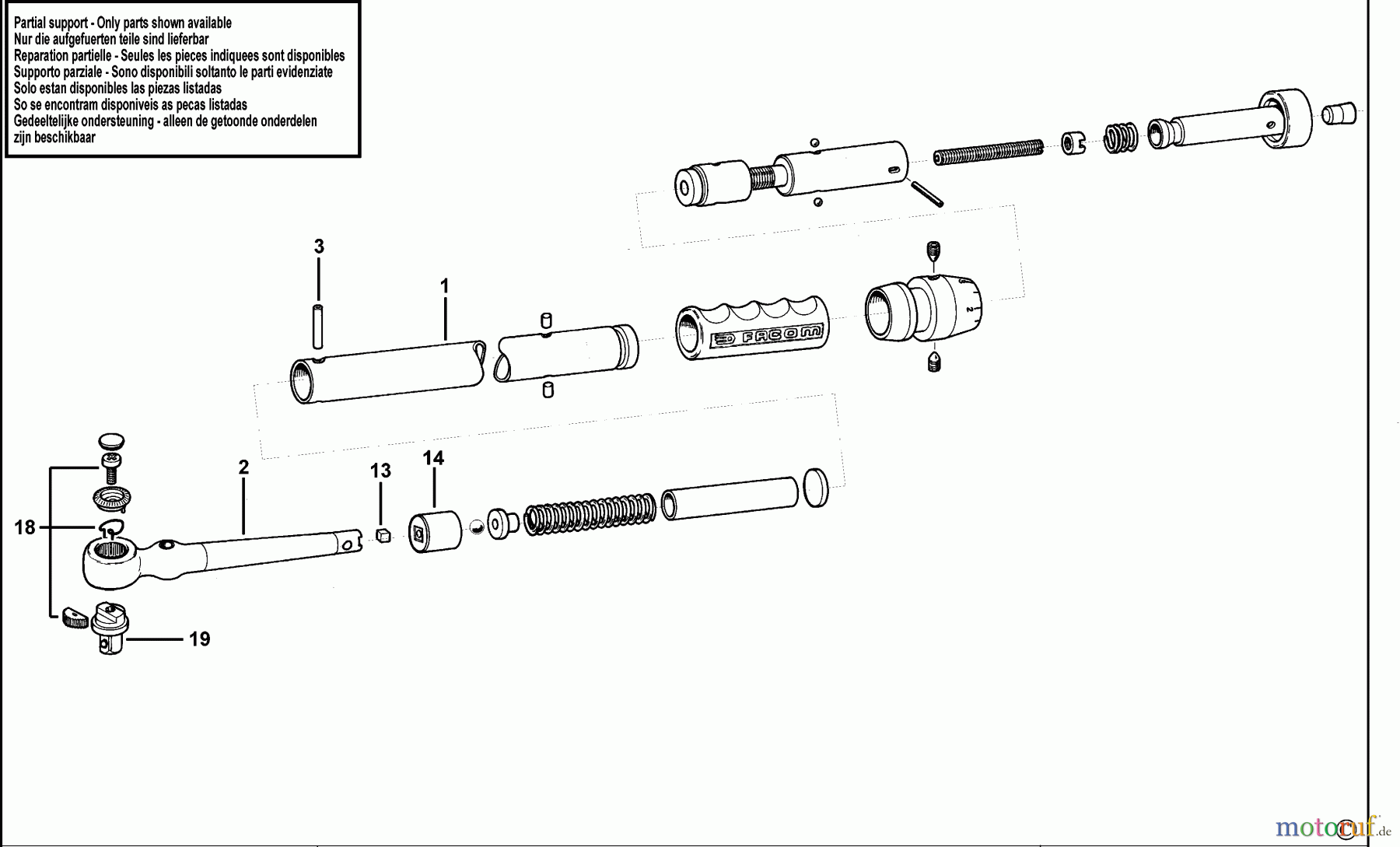 FACOM WRENCHES SCHLUESSEL S.206-100 Seite 1