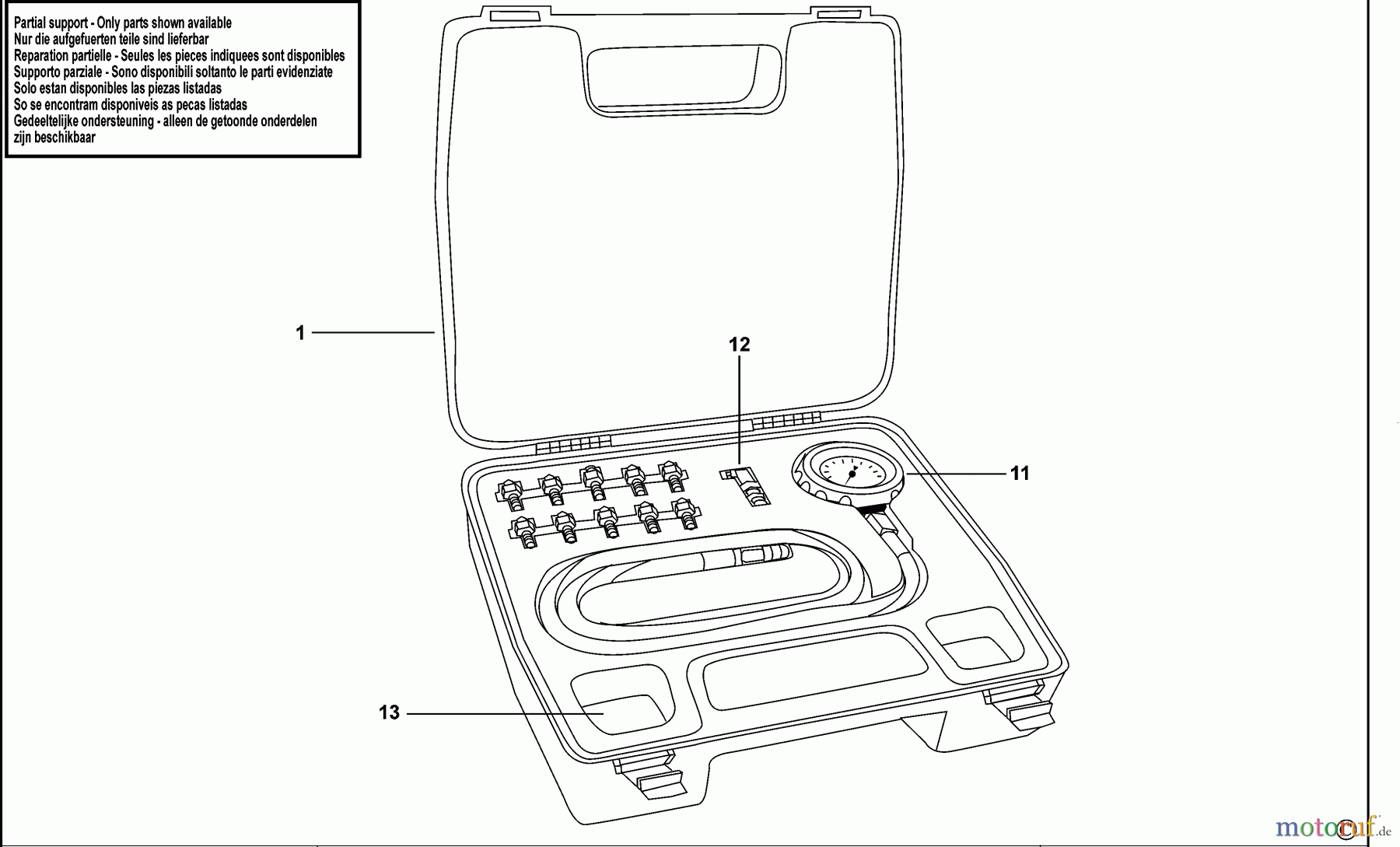 FACOM AUTOMOTIVE TOOLS ÖLDRUCKPRÜFER 914 Seite 1
