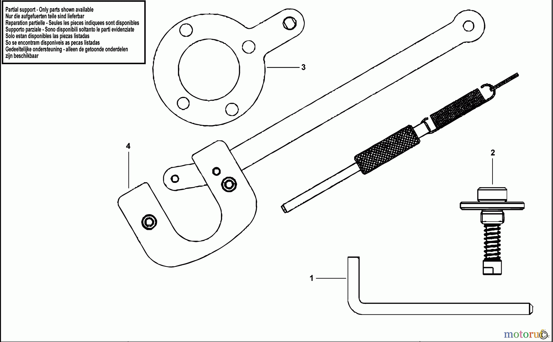 FACOM AUTOMOTIVE TOOLS ZÜNDEINSTELLUNGSSATZ DT.FIAT-D1 Seite 1