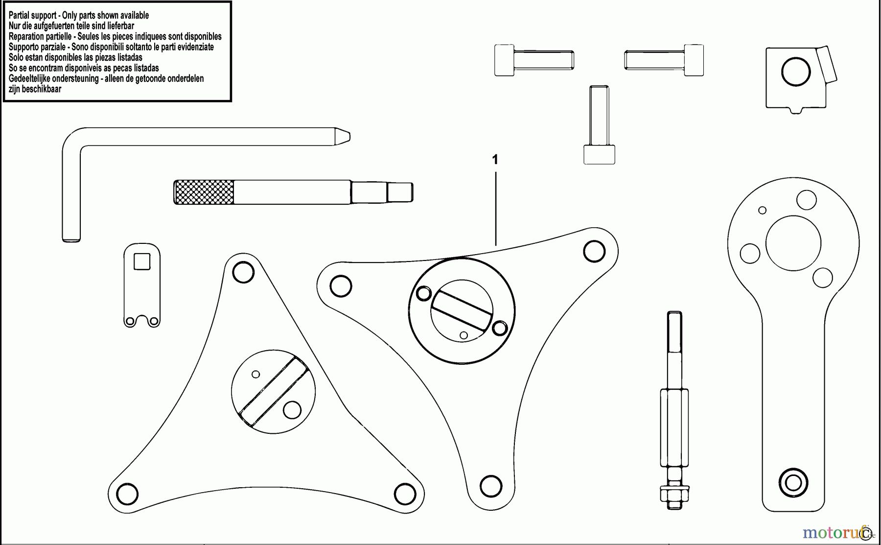  FACOM AUTOMOTIVE TOOLS ZÜNDEINSTELLUNGSSATZ DT.FIAT-P1 Seite 1