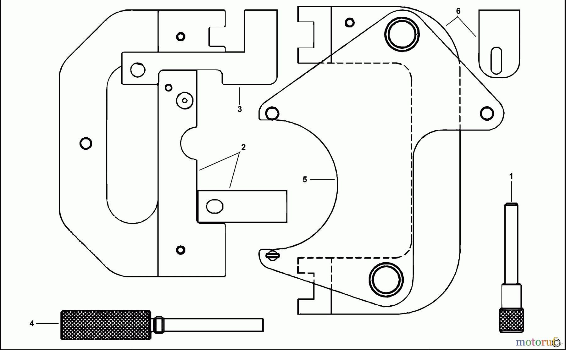 FACOM AUTOMOTIVE TOOLS ZÜNDEINSTELLUNGSSATZ DT.REN-P1 Seite 1