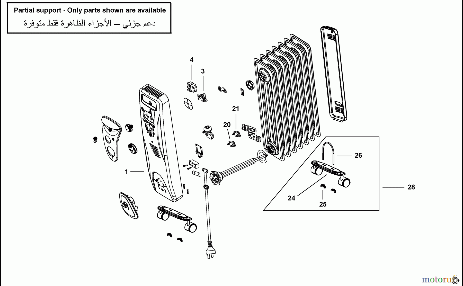 BLACK+DECKER HAUSHALT HEIZUNG ÖLHEIZKÖRPER OR07D - B5 Seite 1