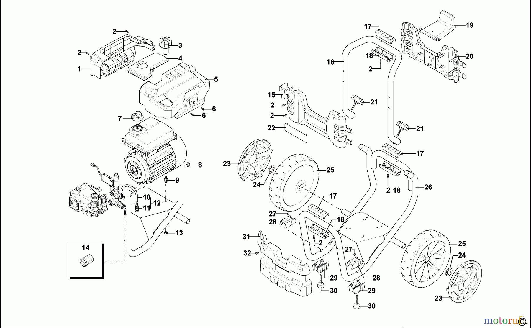 DEWALT HOCHDRUCKREINIGER HOCHDRUCKREINIGER DXPW004E Seite 1