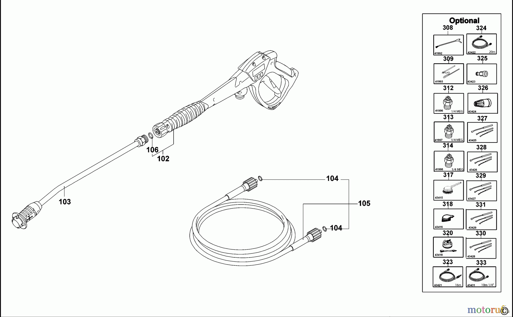 DEWALT HOCHDRUCKREINIGER HOCHDRUCKREINIGER DXPW001E Seite 4