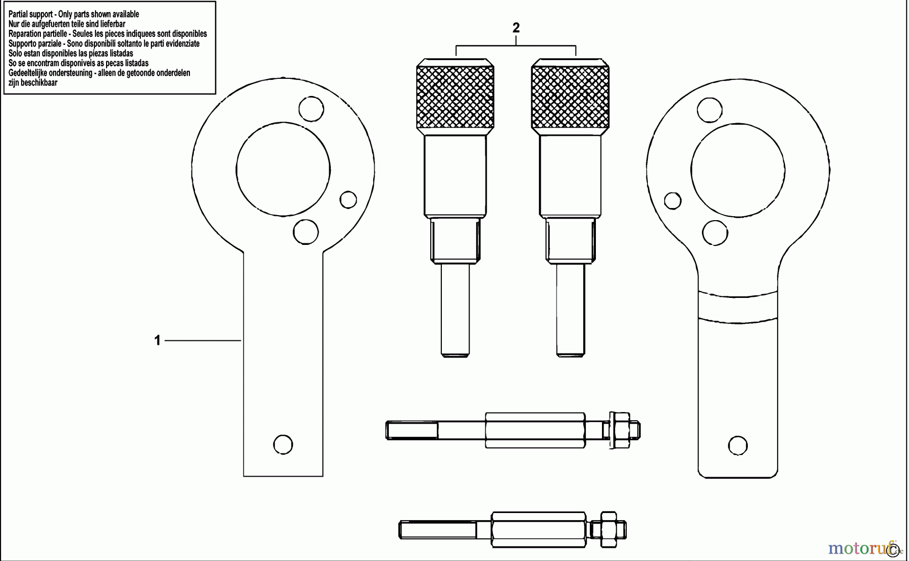 USAG AUTOMOTIVE TOOLS ZÜNDEINSTELLUNGSSATZ 1344 K2 Seite 1