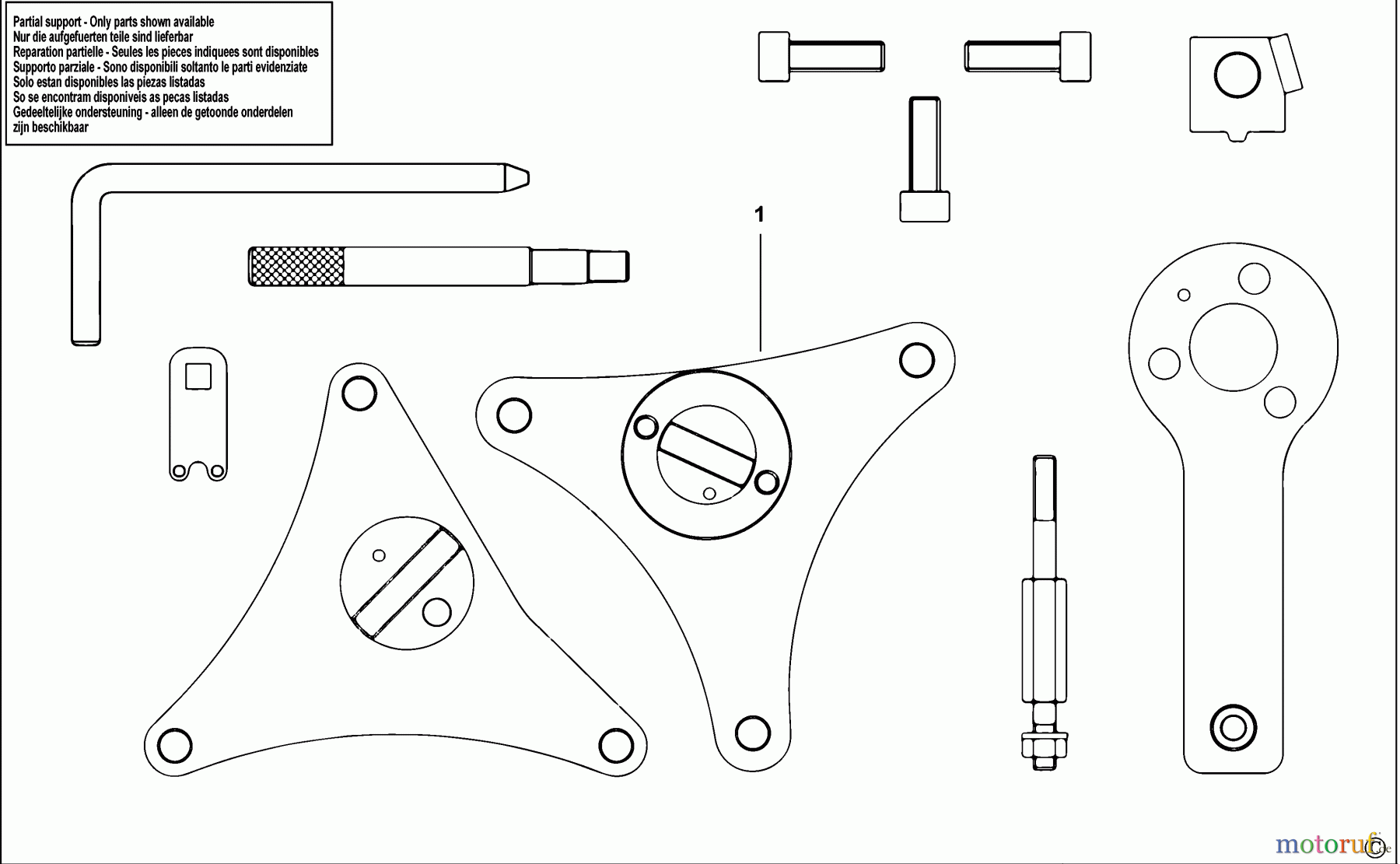  USAG AUTOMOTIVE TOOLS ZÜNDEINSTELLUNGSSATZ 1344 K3 Seite 1