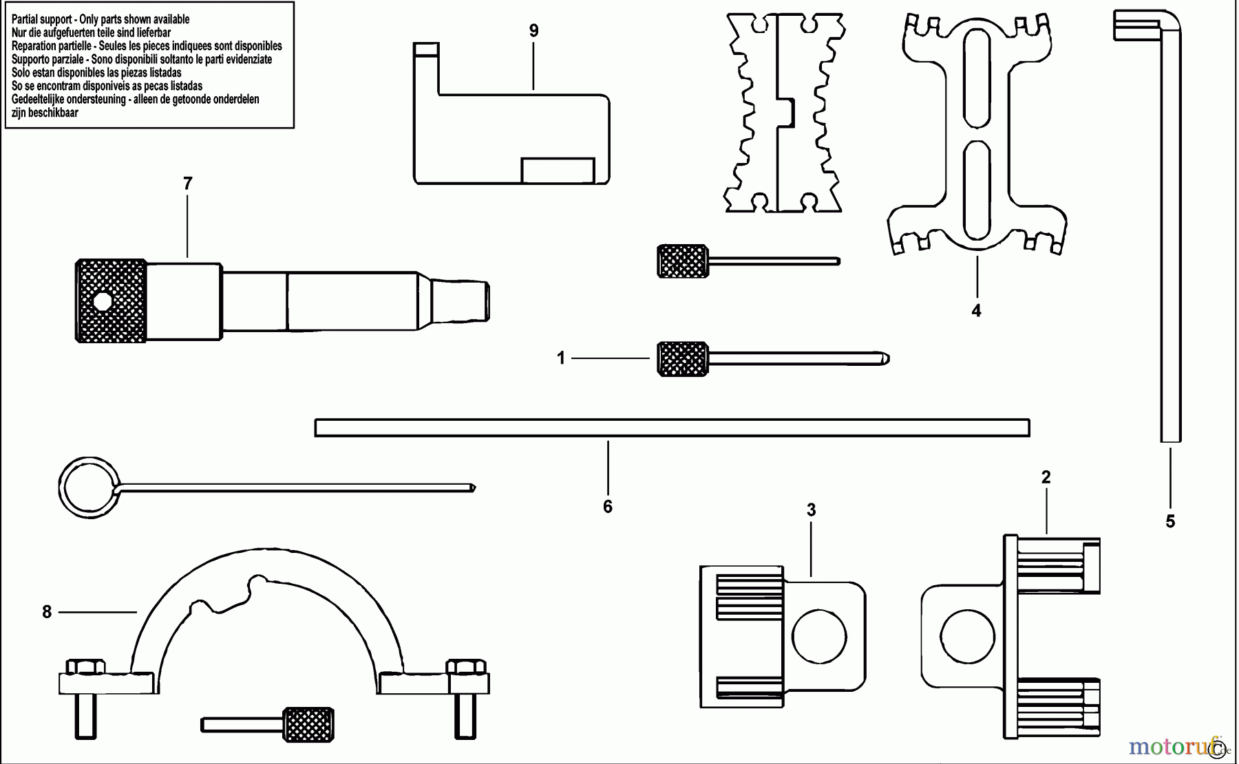 USAG AUTOMOTIVE TOOLS ZÜNDEINSTELLUNGSSATZ 1312 K2 Seite 1