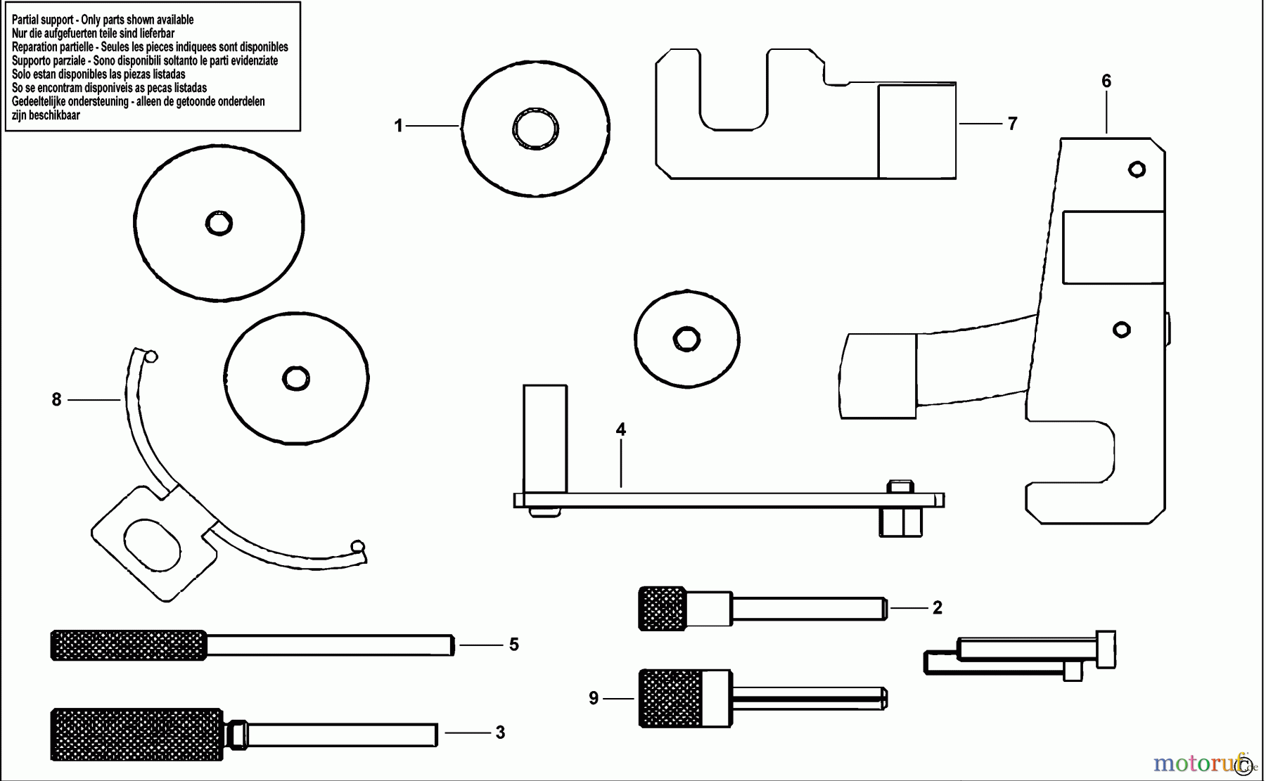  USAG AUTOMOTIVE TOOLS ZÜNDEINSTELLUNGSSATZ 1308 K1 Seite 1