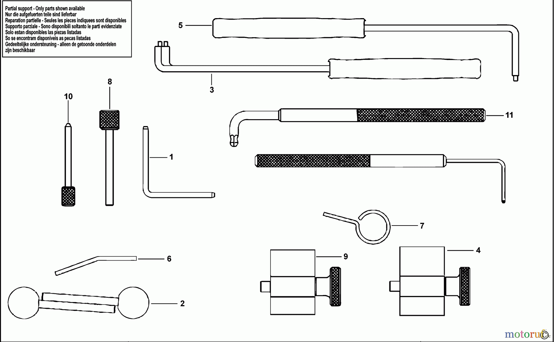 USAG AUTOMOTIVE TOOLS ZÜNDEINSTELLUNGSSATZ 1315 K1 Seite 1