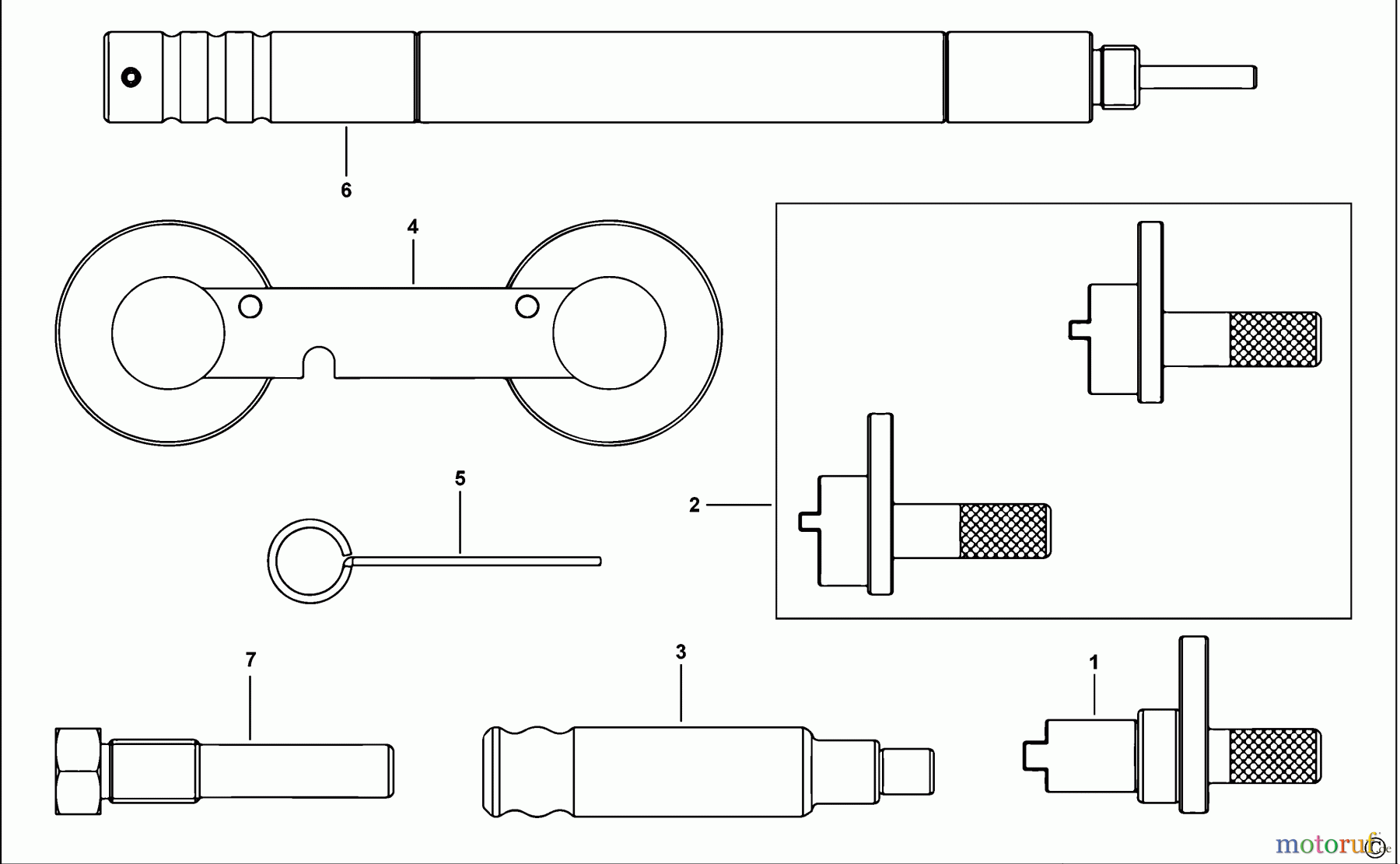 USAG AUTOMOTIVE TOOLS ZÜNDEINSTELLUNGSSATZ 1315 K3 Seite 1