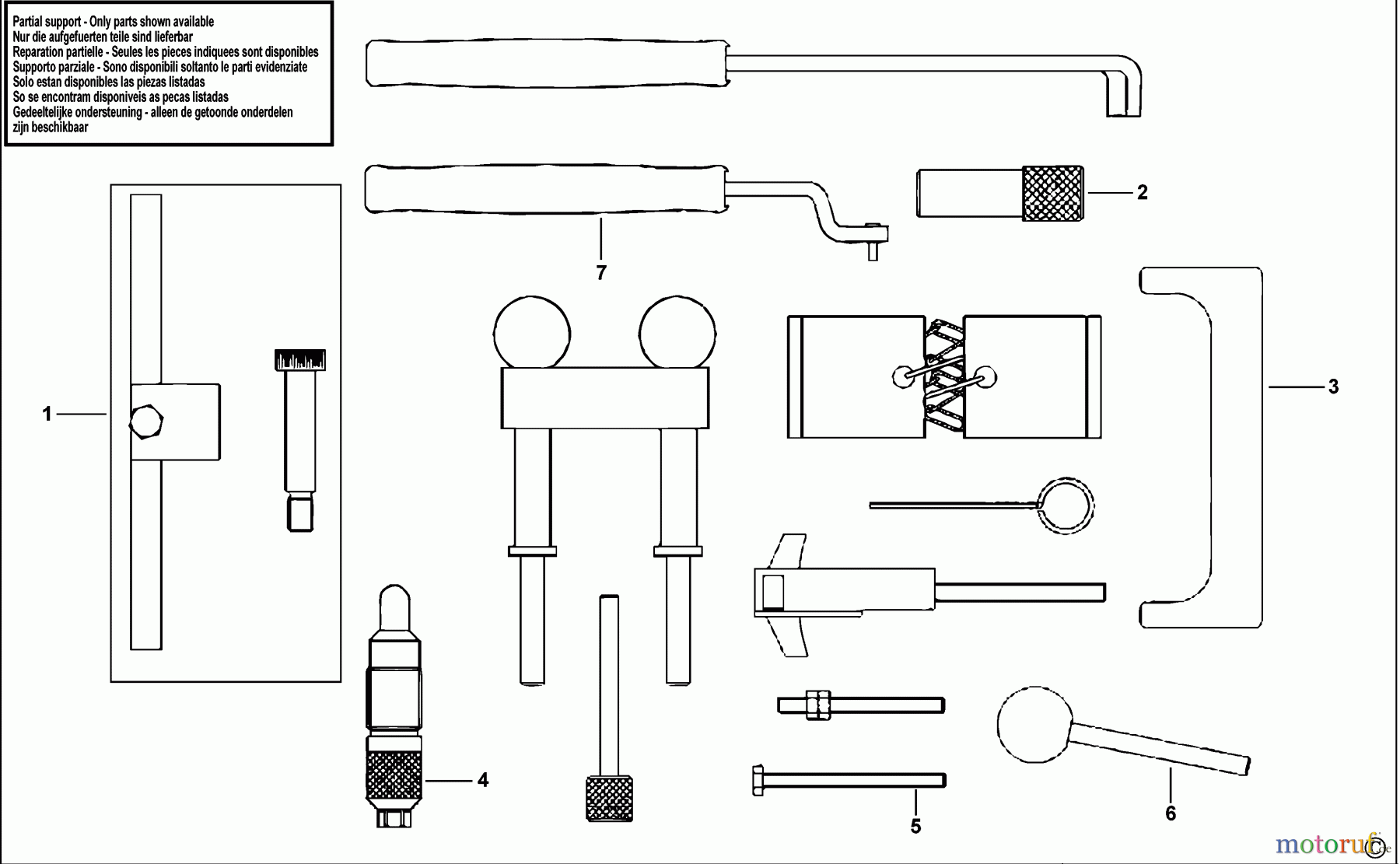 USAG AUTOMOTIVE TOOLS ZÜNDEINSTELLUNGSSATZ 1315 K2 Seite 1