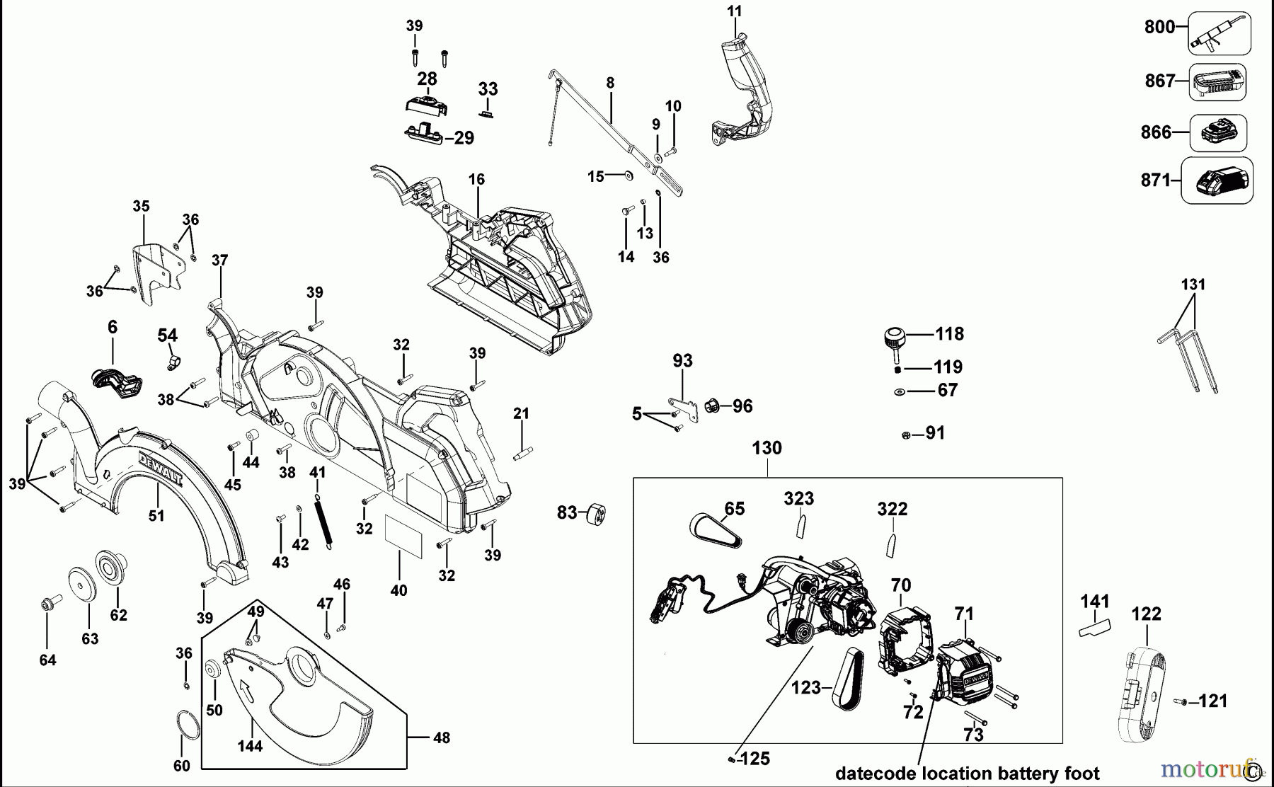 DEWALT HOLZARBEITEN Gehrungssägen GEHRUNGSSÄGE DCS778 Seite 1