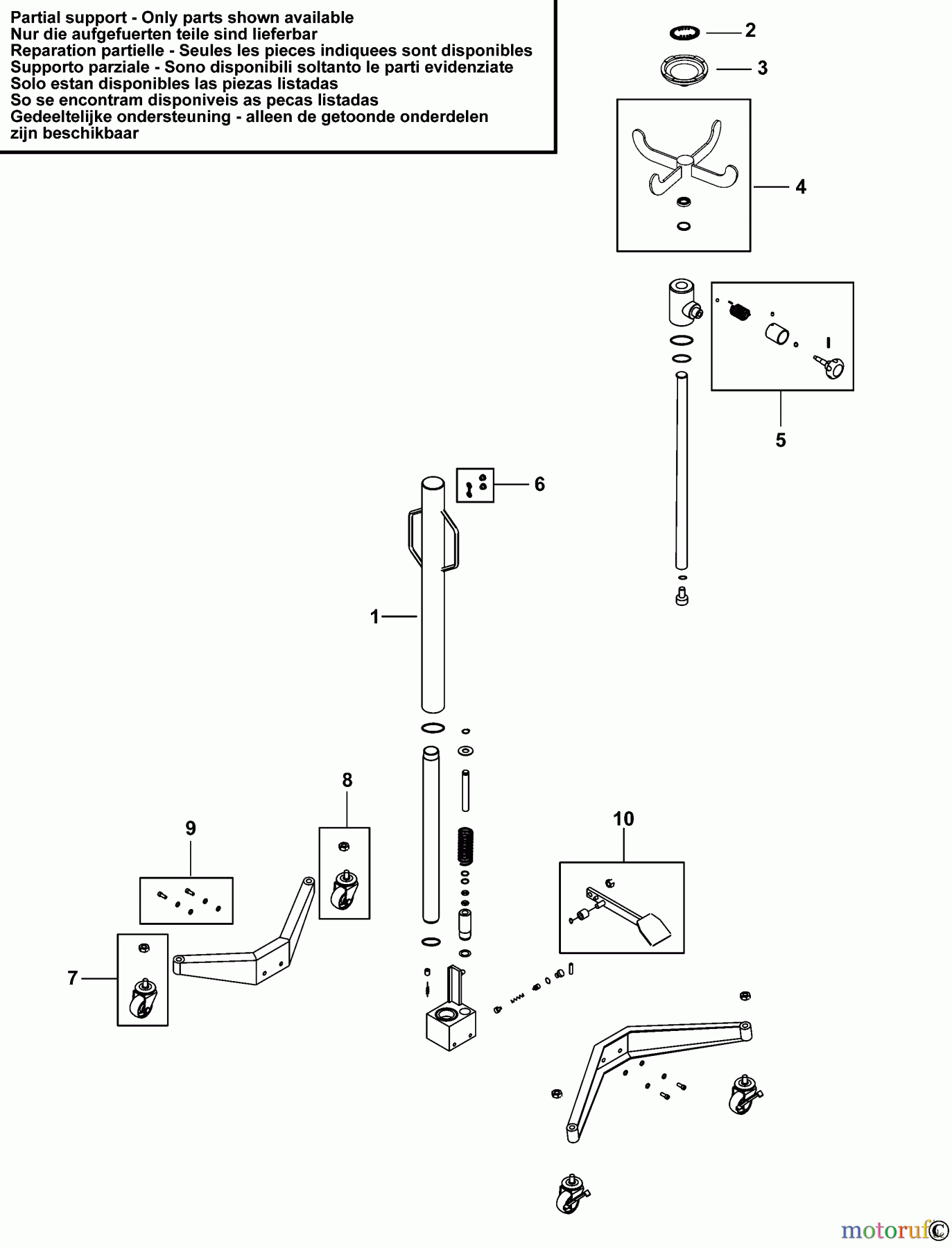 FACOM AUTOMOTIVE TOOLS HYDRAULISCHEN WAGENHEBER DL.50 Seite 1