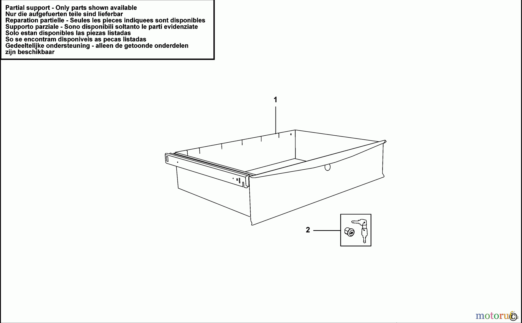USAG STORAGE WORKCENTRES SCHUBLADENSCHRANK 506 U130 Seite 1