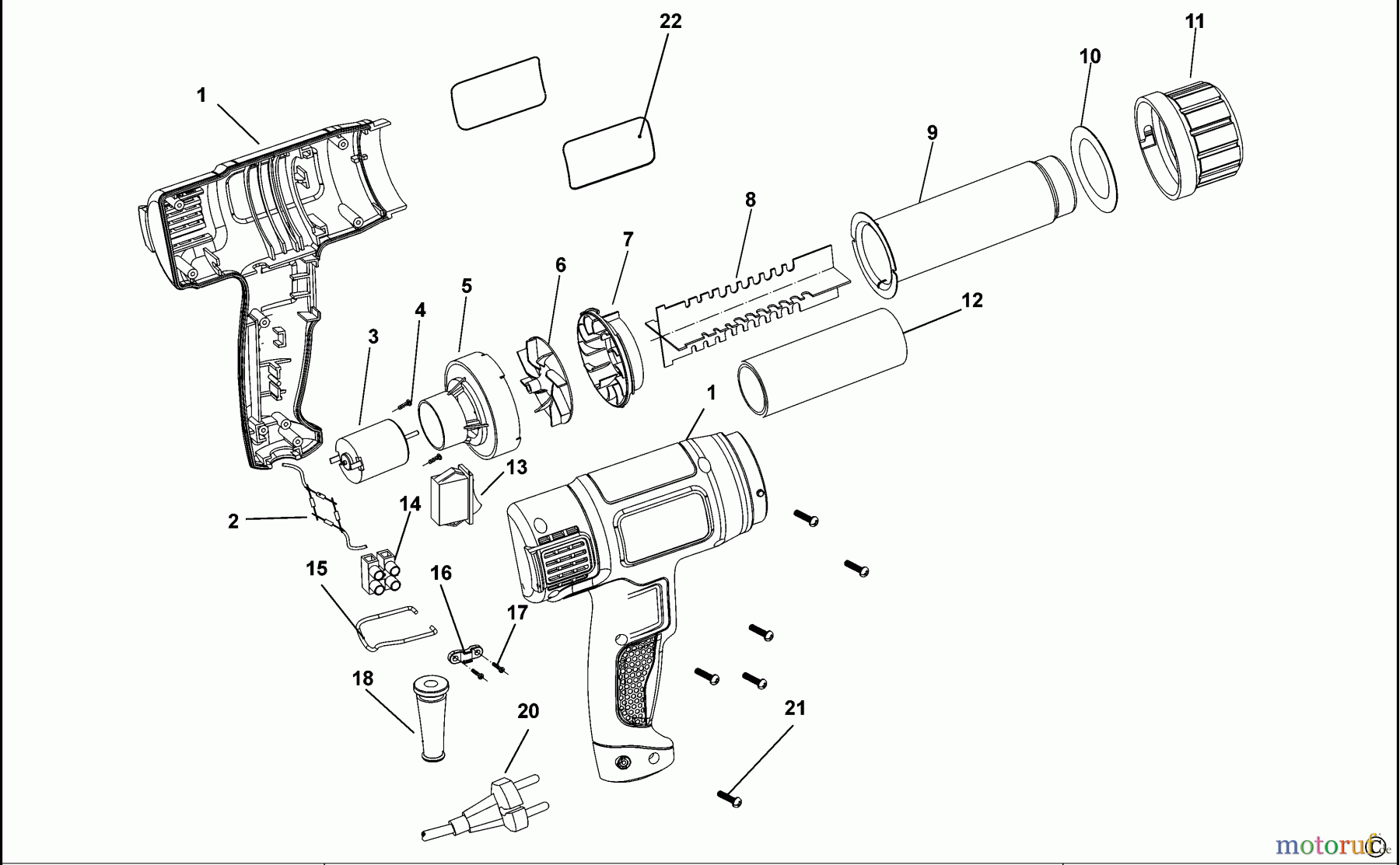 STANLEY HEATGUNS HEIZPISTOLE SXH1800 Seite 1