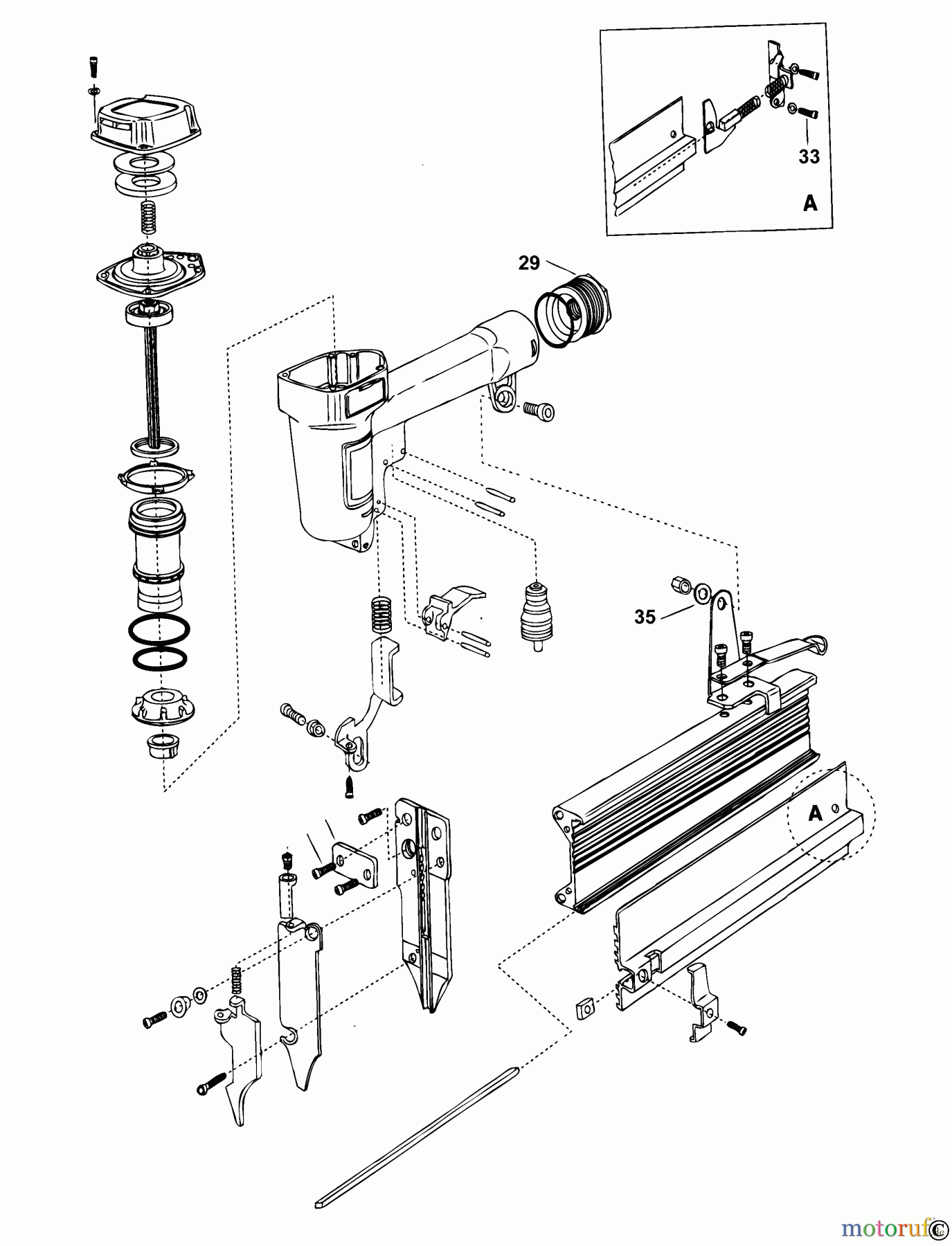 BOSTITCH ATRO UNITS STAUCHKOPF - NAGLER BRADDER TPIN 44 Seite 1
