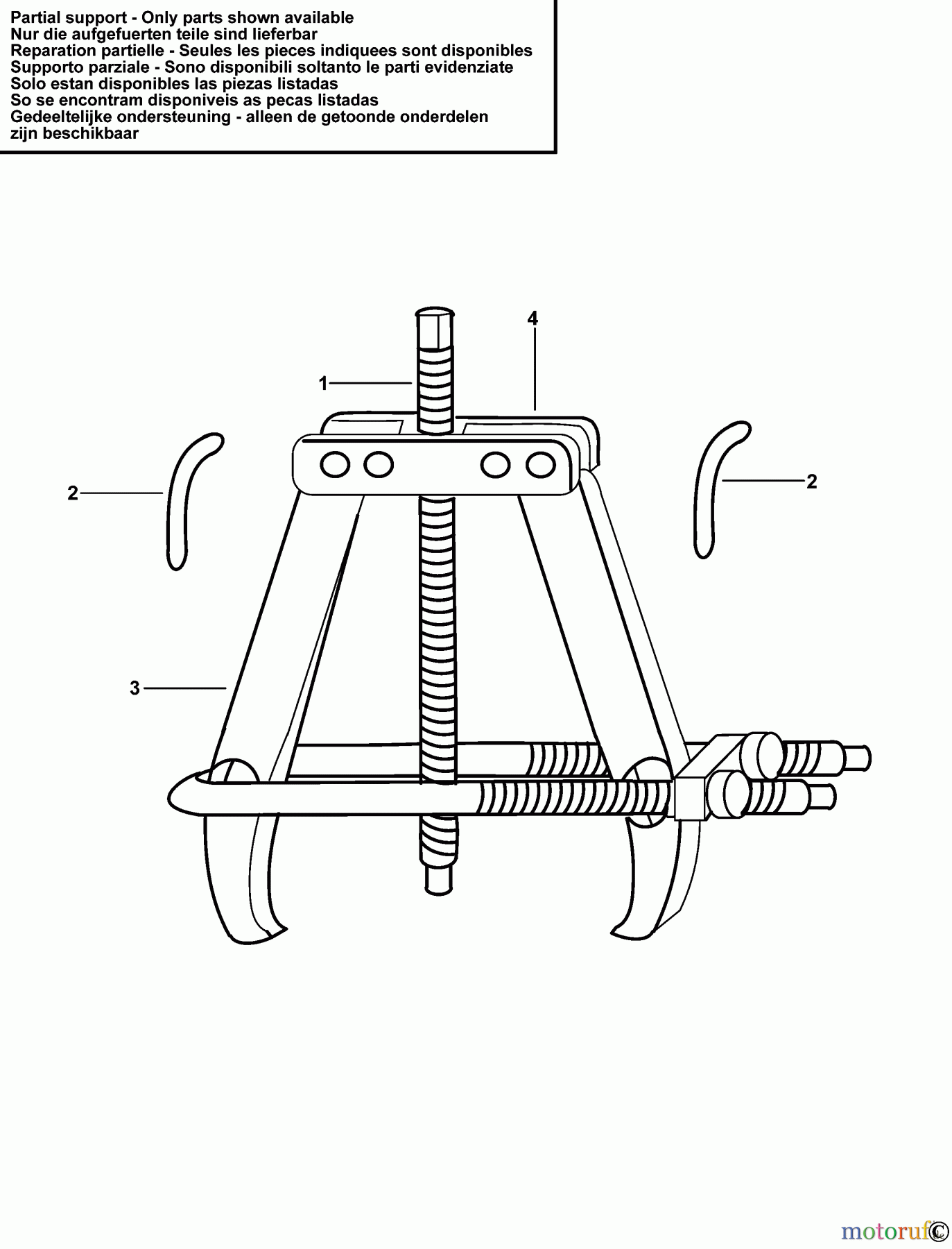FACOM AUTOMOTIVE TOOLS HYDRAULISCHE ABZIEHER U.52 Seite 1