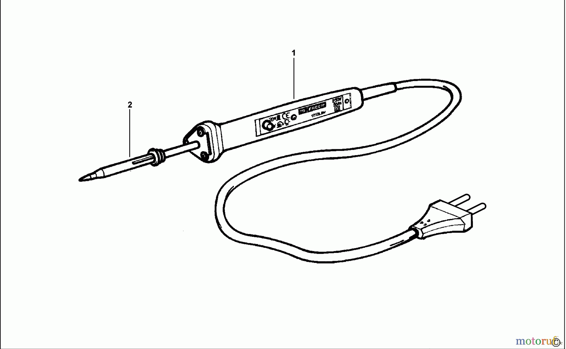 FACOM OTHER EQUIPMENT LÖTKOLBEN 1116B.BW Seite 1