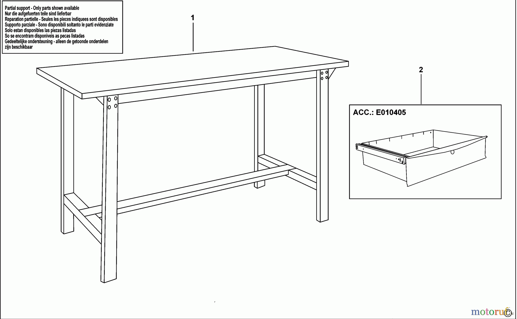 EXPERT STORAGE WERKBANK E010402 Seite 1