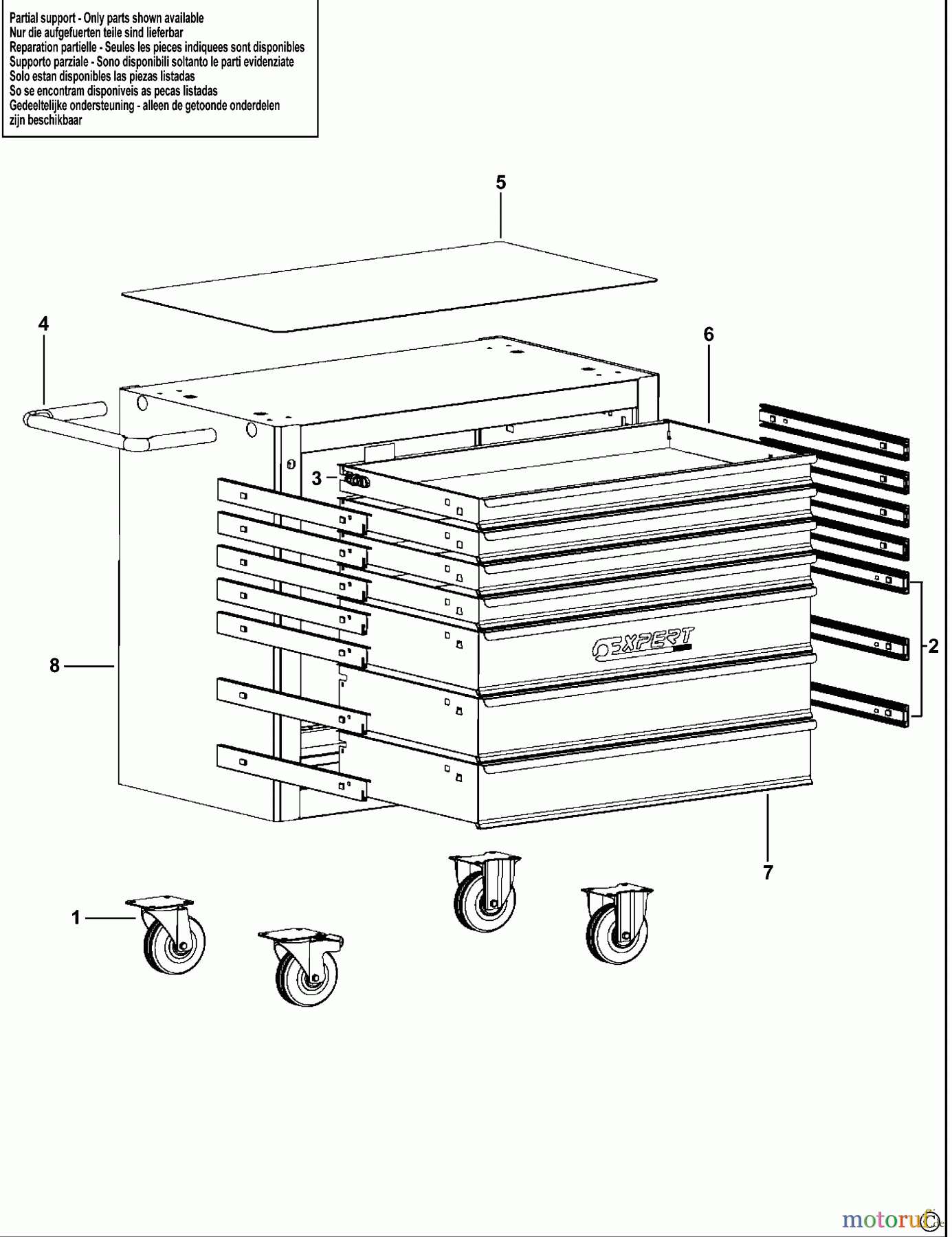  EXPERT STORAGE WERKSTATTWAGEN E010101F Seite 1