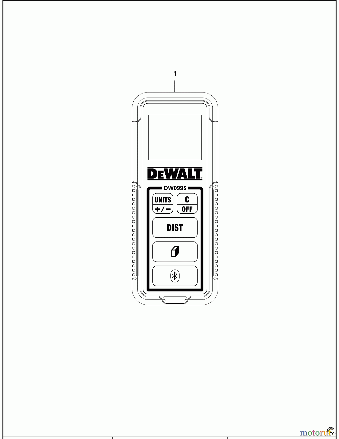  DEWALT LASERS LASERDISTANZMESSGERÄT DW099S Seite 1