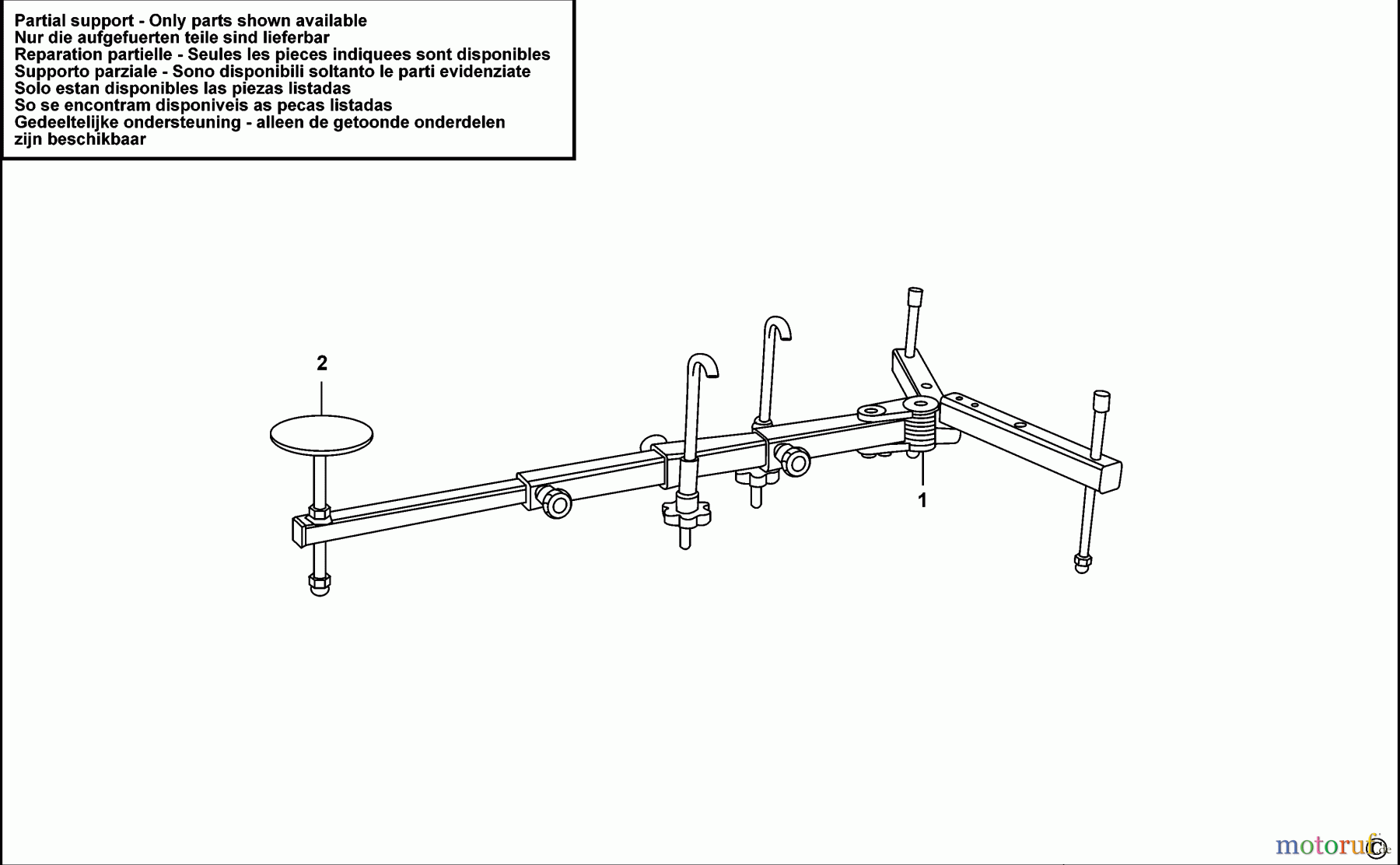  USAG AUTOMOTIVE TOOLS MOTORHALTER 1954 A Seite 1