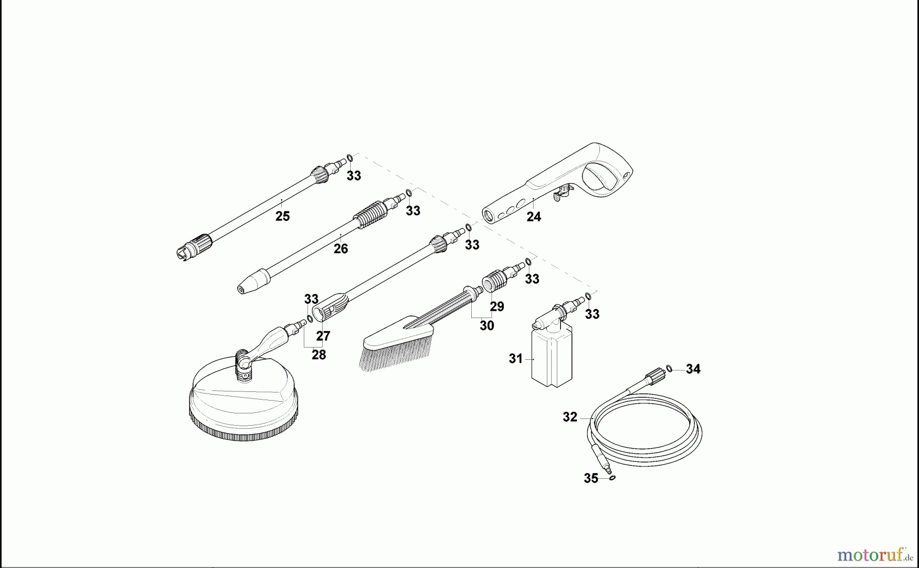 BLACK+DECKER AUSSERHALB HOCHDRUCKREINIGER, PUMPEN, KOMPRESSOREN, GENERATOREN HOCHDRUCKREINIGER PW1700SPLP Seite 2