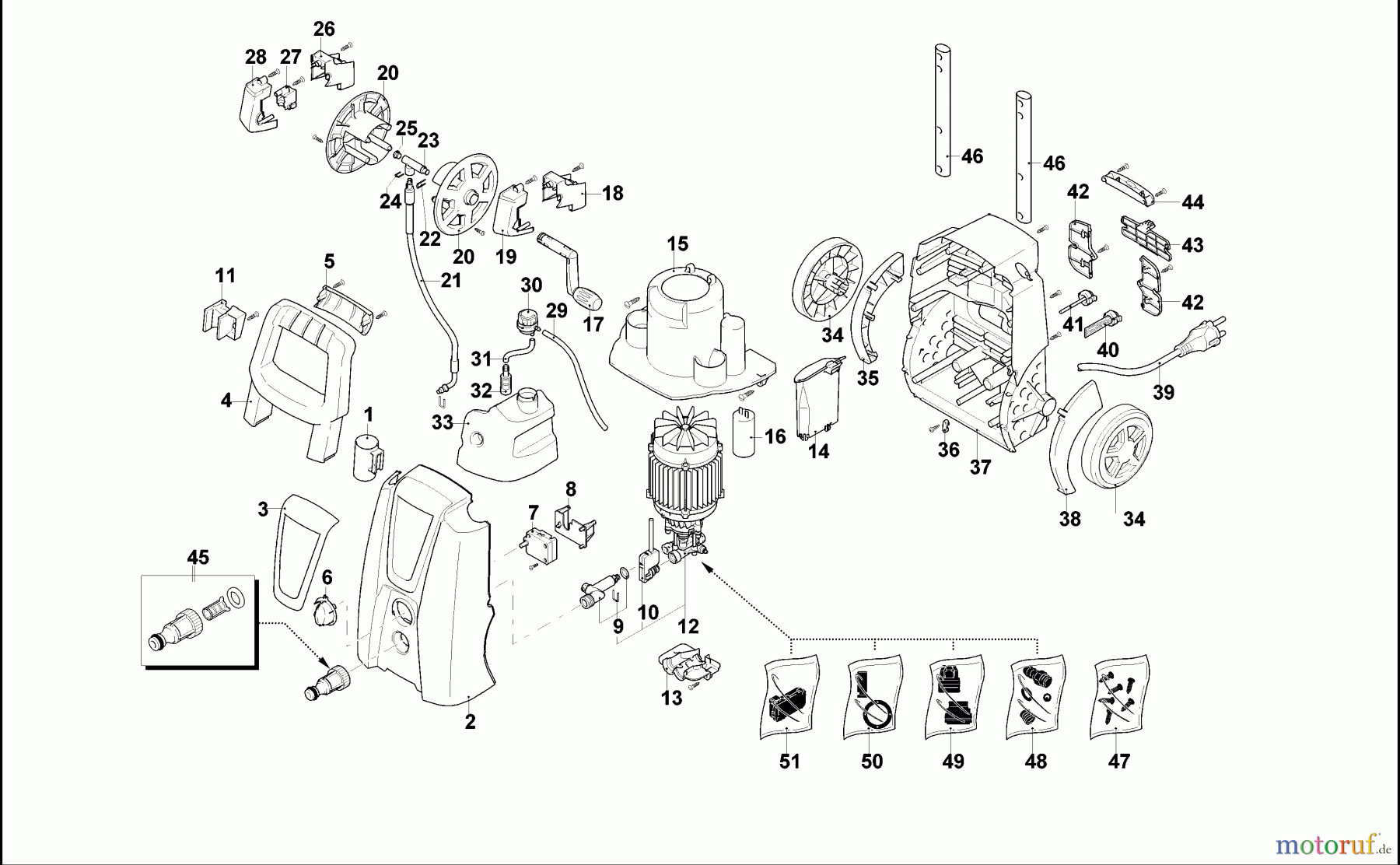 BLACK+DECKER AUSSERHALB HOCHDRUCKREINIGER, PUMPEN, KOMPRESSOREN, GENERATOREN HOCHDRUCKREINIGER PW2100WR PLUS Seite 1