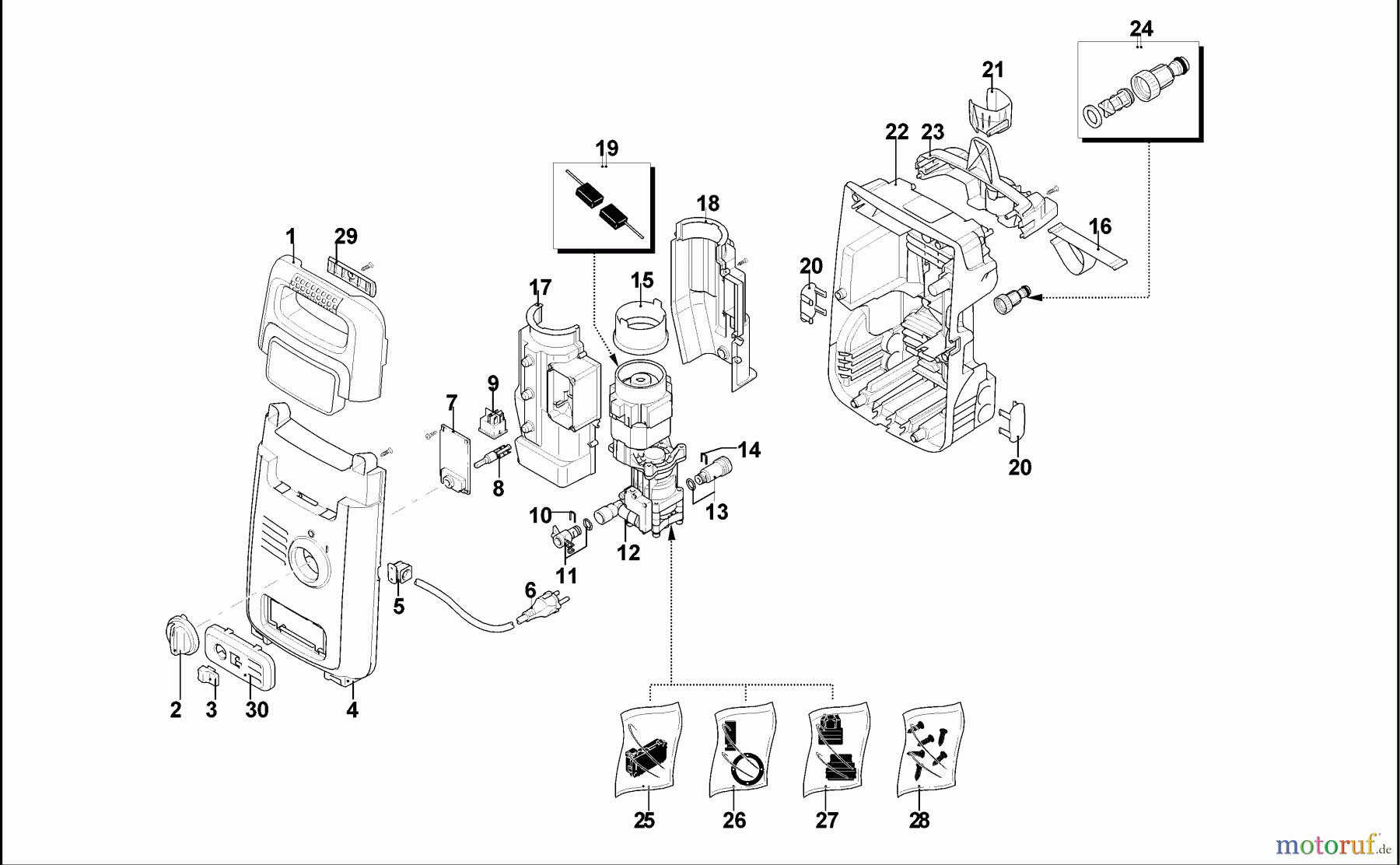 BLACK+DECKER AUSSERHALB HOCHDRUCKREINIGER, PUMPEN, KOMPRESSOREN, GENERATOREN HOCHDRUCKREINIGER BXPW1300E Seite 1