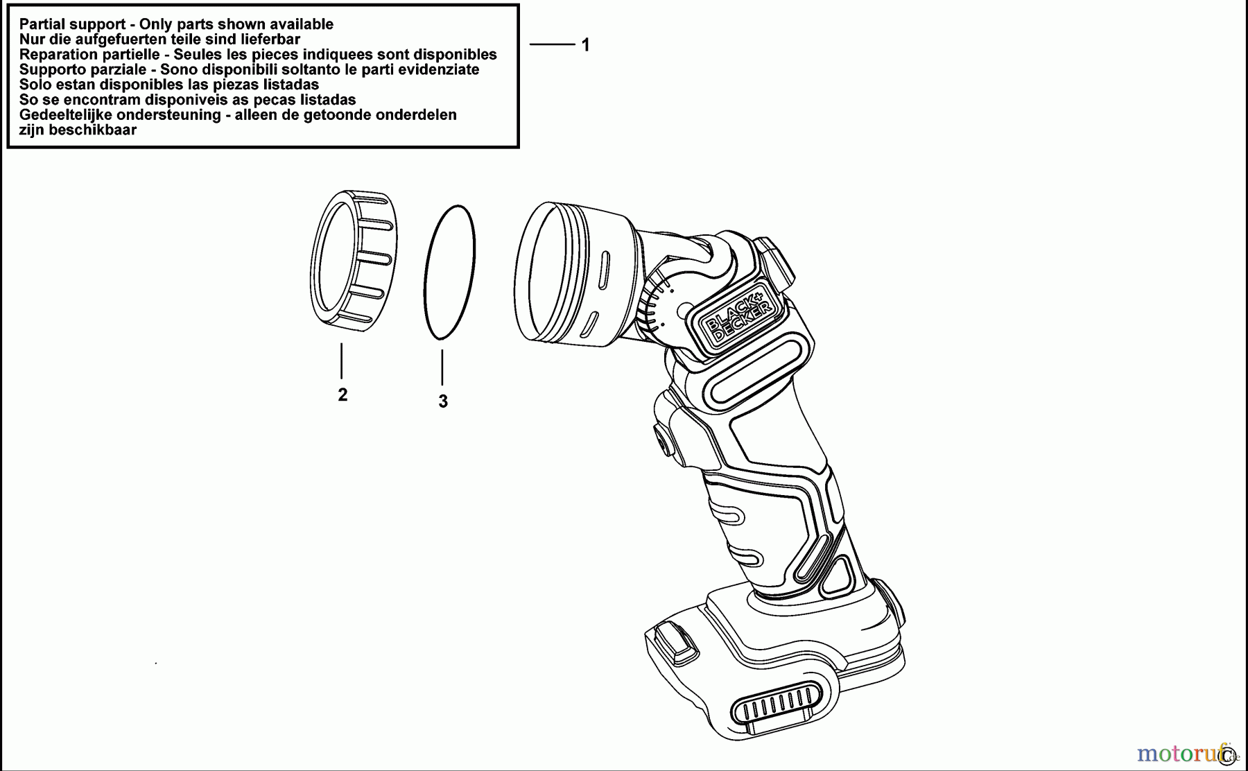  BLACK+DECKER HAUSHALT BELEUCHTUNG ARBEITS-LICHT BDCCF12N Seite 1