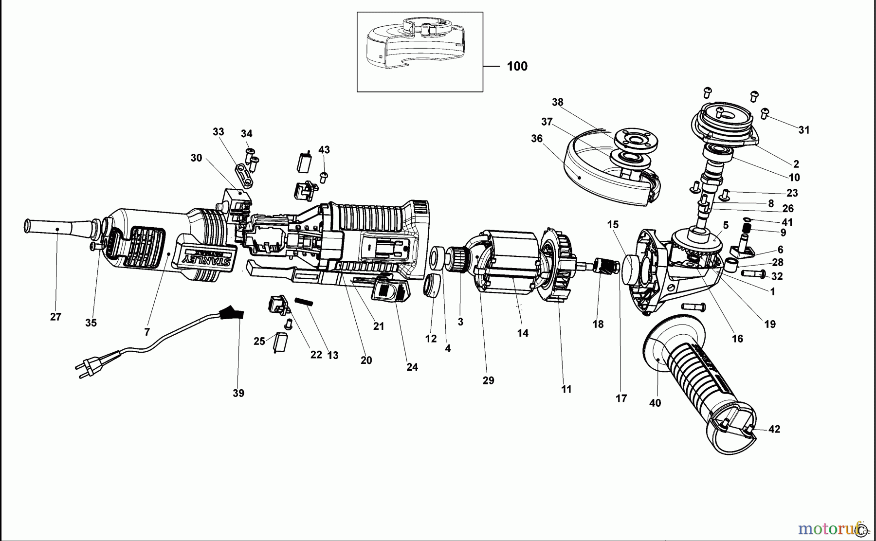 BLACK+DECKER INNENAUSSTATTUNG SCHLEIFER UND POLIERER WINKELSCHLEIFER KFFMEG220 Seite 1